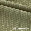 FUTEI Olive Green Decorative Throw Pillow Covers 20x20 Inch Set of 2,Soft Chenille Triangle Check Pattern Cushion Case,Modern Home Decor for Couch Bed Living Room