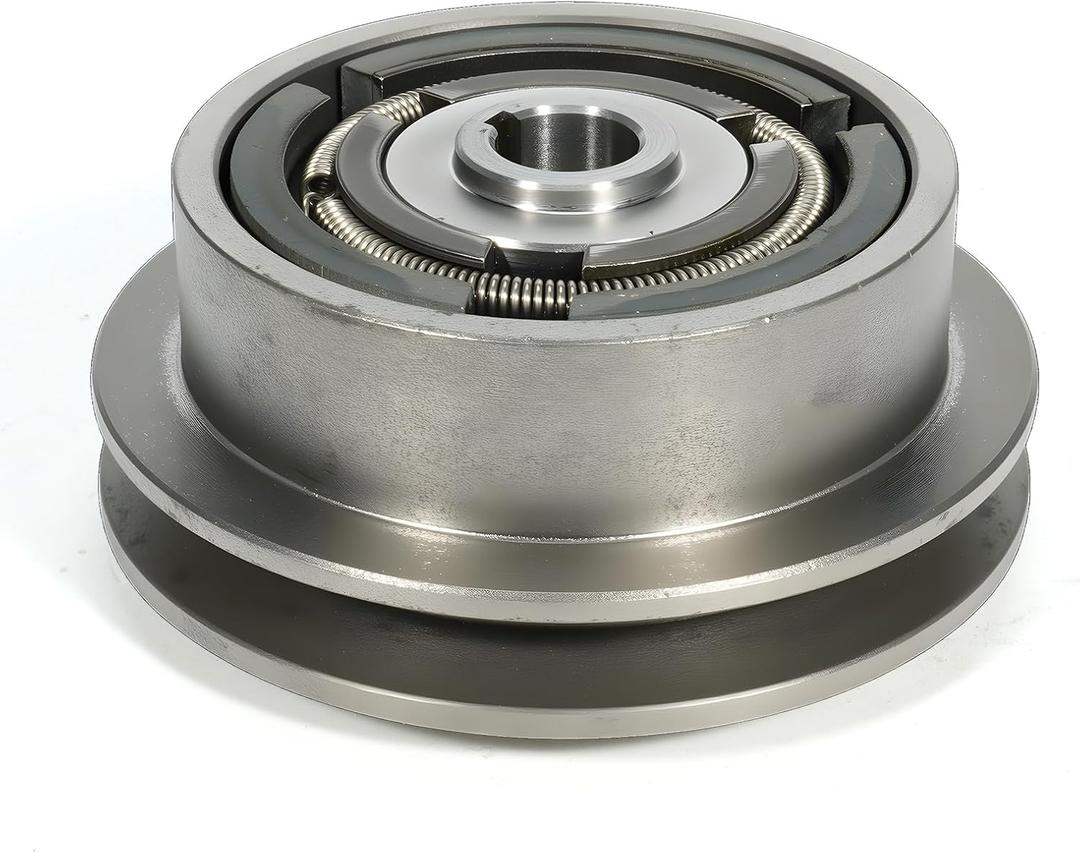 Centrifugal Clutch 5" Single Pulley 1/2" V-Belt 3/4" 19.05mm Bore Compatible with Wacker VP1340 VP1350 VP1750 Plate Compactors, Honda GX160/ GX200 Engine Shafts