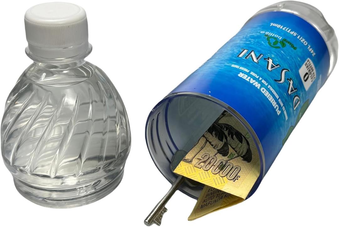 Dasani Diversion Safe Water Bottle Stash Can Secret Box with Leak-proof Lid and Huge Hidden Compartment for Keys, Cash and Valuables
