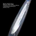 Goture Soft Plastic Baits with Worm Hooks Kit, Straight/Paddle/Fork Tail Swimbaits, Soft Jerk Shad Baits Jerkbait Minnow Baits for Bass Trout, Fishing Drop Shot Shad Lures (4.72in - 0.35Oz)