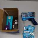 Eaglestone Bubble Gun for Kids 2 Packs, Automatic Bubble Machine, 10-Hole Bubbles Wands Blaster for Toddlers with LED Lights & Solution, Easter, Party Favor, Outdoor Toys for Boys & Girls (Blue,purple)