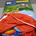 Playz 5pc Kids' Play Tents & Tunnels - Ball Pit for Toddlers, Basketball Hoop, Crawling Tubes, Pop-Up Playhouses, Baby Obstacle Course for Indoor or Outdoor Use (Blue, Yellow, Red)