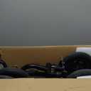 All Terrain Knee Scooter for Adults, Foldable Rolling Knee Scooter with DIY Stickers & Shock Absorber, Steerable Knee Walker for Broken Foot, Ankle Injuries & Surgery, Better Crutch Alternative (Cool Black)