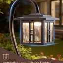 EDISHINE Low Voltage Landscape Lighting, 3W 185LM Oil-Rubbed Bronze Outdoor Landscape Path Lights, Low Voltage Pathway Lights for Garden Driveway, Die-Cast Aluminum, 50,000H, 12-Pack