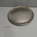 New Star Foodservice Restaurant-Grade Aluminum Pizza Pan/Tray, Wide Rim, 12 Inch, Pack of 6