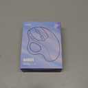 Nulea M501 Wireless Trackball Mouse, Rechargeable Ergonomic, Easy Thumb Control, Precise & Smooth Tracking, 3 Device Connection (Bluetooth or USB Receiver), Compatible for PC, Laptop, Mac, Windows