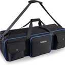 YOREPEK Tripod Carrying Case Bag, Light Stand Bag with 2 Protective Padding, 30.5" Large Photo Studio Equipment Case fit Tripods, Monopods, Speaker Stands, Boom Stands, Camcorder, Mic Stands, Travel