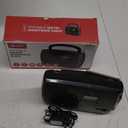 GPX R633B Portable Shortwave AM/FM Clock Radio (Black)