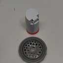 Odor-Proof Shower Drain Plug - Backflow Preventer with Magnetic Closure Valve, Hair Catcher, and Silicone Reducer Ring, Fits 1.9''-3.9'' ID Drains, Sewers, and Pipes