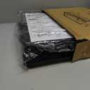 MOUKABAL Dish Drying Rack, Dish Rack, Stainless Steel Dish Racks for Kitchen Counter, Dish Drainer with Removable Utensil Holder, Drainboard (Black)