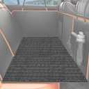 Dog Mat for Back Seat Extender, Non-slip Dogs Rug for Car Back Seat Cover with Hard Bottom, Waterproof Pet Protector Pad Fit Dog Hammock, Pet Backseat Cushion for Car, SUV, Truck. (51" x 24") (L).