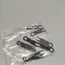 Good Hair Days Hair Pins - 2 1/2" Plastic, U-shaped Magic Grip Hairpins, Strong Durable Pins For Fine, Thick & Long Hair, Styling Accessories - Black, Set of 10