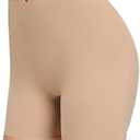 Womens Slip Shorts for Under Dress Seamless Shapewear Boyshorts Tummy Control Panties Shaping Shorts S Color: A# Beige(no Shaping)