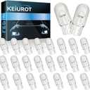 Keiurot Under Cabinet Light Bulbs T3.25 12V 5W Bulb, UnderCabinet Bulb Xenon for Kitchen Sewing Machine Outdoor Landscape Desk Pathway Lights RV Camper 2700K,25Pack