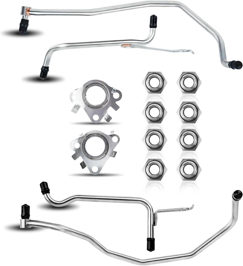 926-186 926-187 Turbo Coolant Line Kit Driver & Passenger Side for 2011 2012 2013 2014 2015 2016 Ford F150, 2015-2021 Transit 150/250/350/350 HD, 2015-2017 Ford Expedition, Lincoln Navigator