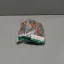 CUPSHE Women's Ruffled One Piece Swimsuit V Neck Lace Up (Pine Green/Red Floral)