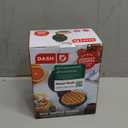 Dash Mini Waffle Maker- Compact Electric Iron for Creative Homemade Treats - Nonstick Surface - Easy-to-Clean - Perfect for Kids & Families - Aqua