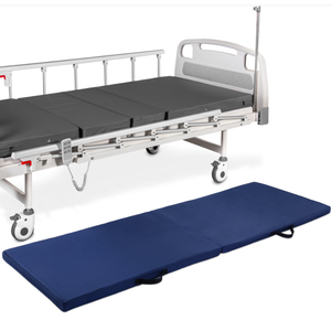 MABOZOO Fall Mats for Elderly, 70"*24"*2" Waterproof Bi-Fold Floor Mat Beveled Bedside Floor Mat Reduce Risk for Elderly & Hospital Patients