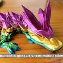 3D Printed 24inch Crystal Dragon Christmas Fidget Toy Gifts for Adults Easter Basket Stuffers24" Crystal Dragon