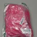 Women Sweetheart Neck Puffy Sleeve A-line Dress Built in Bra Tulle Satin Prom Ball Gown Party Dress (Pink, M)
