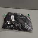 Nuovoware Water Bottle Carrier, 40oz Bottle Carrier Sports Insulated Water Bottle Holder with Adjustable Shoulder Strap, 2 Pockets Flask Sling Bag Drawstring Pouch for Climbing Hiking Walking (Carbon Black)