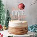 Isn't She Onederful Cake Topper, Winter Onederland, Miss Onederful Cake Decor, Frozen Snowflake Girls 1st Birthday Party Decorations