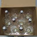 40 Watt Light Bulbs, E26 Bulb, 4000K Cool White 4W LED Edison Bulbs, Flickering Free, 90 High CRI, 450LM, Not Dimmable, Pack of 12
