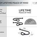 RTZEN Decorative Metal Curtain Tiebacks - Farmhouse Wrought Iron Curtain Holdbacks - Drapery Holders for Wall - Unique Metal Tie Backs for Curtains - 2 Pcs (Black Loophole) (Medium)