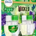 Febreze Plug In Air Freshener, "Wicked: For Good" Limited Edition Odor-Fighting Scented Oil Refill, Air Fresheners for Home and Bathroom and Kitchen, Long Lasting, Wonderfullest Woods, 2 Count
