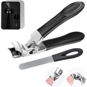 Ribili ClipMaster Pro, Dotmalls ClipMaster Pro, Grishay ClipMaster Pro, Clip Master Pro for Thick Nails, Large Angled Head Toenail Clippers with Wide Opening for Elderly Seniors, (1Pcs)
