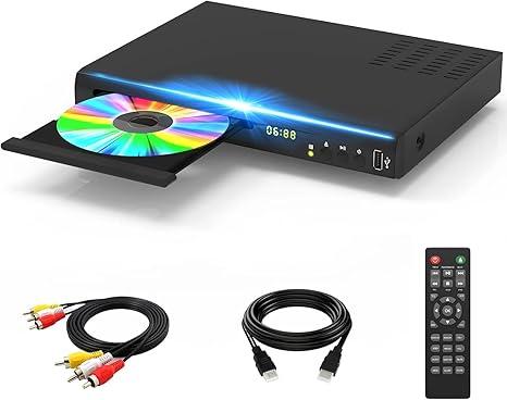 Blu-Ray DVD iLive IDBU601B Player HDMI USB Compact Portable Movie Media Player