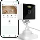 rolimate Smart Pet Security Camera for Clawsable Outdoor Cat House, HD Videio, Night Vision, Motion Dectection, 2-Way Audio Pet Monitor with Phone App, Cloud & SD Card Storage, Compatible with Alexa