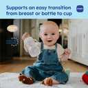 MAM 8 oz Trainer + Sippy Cup 2-Pack, 4+ Months 2-in-1 Baby Training Cup with Nipple & Silicone Spout, Spill Proof, BPA Free, Dishwasher Safe, Made In Europe