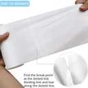 15 Gallon Trash Bags - 22 Micron Strong Tall Kitchen Office Garbage Bags, Fit Up 15 Gallon, 75 Count