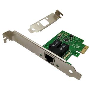 Realtek Chipset 1 Gigabits Gbps PCIe PCI Express Ethernet Network Interface Card Adapter with Low Profile Bracket for Desktop PC/Mac(No Software)