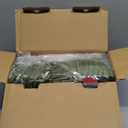 Homemate Heated Blanket Electric Throw - 50"x60" Heating Blanket Throw 1/2/4/6/8 Hours Auto-Off 10 Heat Levels Over-Heat Protection Soft Flannel Sherpa ETL Certification (12 - Olive (Striped))