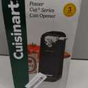 Cuisinart Can Opener with One-Touch Operation, Electric Can Opener for Kitchen Including Magnetic Lid Holder, Automatic Can Opener with Easy Clean Design and Nonslip Base, Black, CCO-50BKN