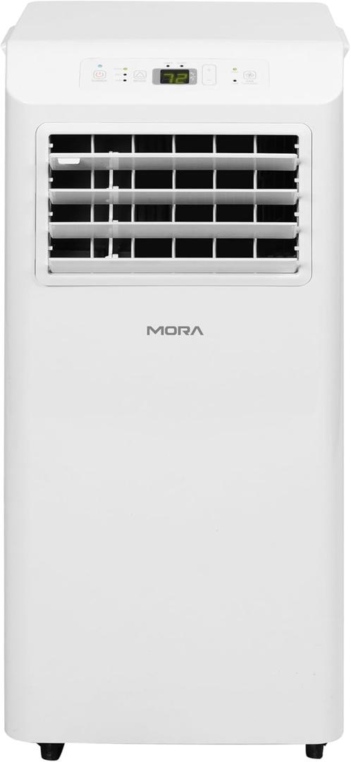 Mora Mora by Hisense 6,000 BTU (DOE), 8,800 BTU (ASHRAE), Portable Air Conditioner, 3 Operating Modes (Cool, Dry, Fan), Cools up to 250 SF, Remote Control and Window Vent Installation Kit Included