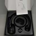 Bluetooth Headset, Wireless Headphone with AI Noise-Canceling Microphone On Ear Wireless Headset with USB Dongle for Computer Office (Black)