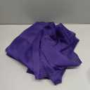 DONREN 2 Panels Solid Color Purple Sheer Curtains Elegant Rod Pocket Window Voile Panels Drapes for Bedroom Living Room (52X84 Inches)