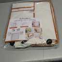 Foldable Storage Boxes with lids,Waterproof Tissue Box Holder with Storage,Multipurpose Toy Storage BoxSturdy Magazine containers (Beige)