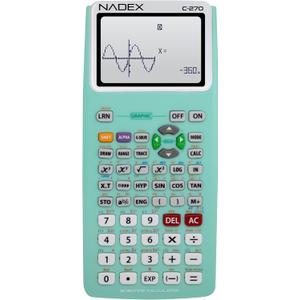 Scientific Calculator with Graph Functions for College and High School Students, Engineering, Advanced Mathematics, Calculus, Algebra, Geometery, Trigonometry, Statistics, Physics, Chemistry - Green (Mint)