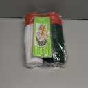 Ainibar 24 Pack Christmas Party Cups - 16oz Red, Green & White Stadium Cups with 24 Paper Straws, Festive Designs for Holiday Celebrations