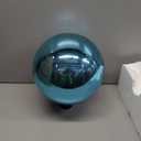 VCUTEKA Gazing Ball, Glass Mirror Polished Hollow Ball Reflective Garden Sphere, Gazing Globe for Home Garden Lawn Outdoor Ornament Yard Decorative 10-Inch, Blue