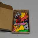 JOYIN 12PCS Safari Animal 3D Printed Toys, Mini Animals 3D Printed Toys, Cute Articulated Flexible Figurines Fidget Toys for Party Favors Classroom Desk Pets Home Decor