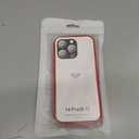 for iPhone 14 Pro Case with Card Holder Slim, Thin Silicone Wallet Phone Case with Credit Card Slot for Women Men, Soft Rubber Gel TPU with Pocket Shockproof Camera Cover, Red