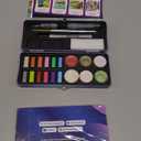 ARTISTRO Metallic Watercolor Paints Set of 18, Palette set Including 12 Metallic Glitter Watercolor and 6 Chameleon Colors. Perfect Travel Watercolor Set for Artists, Amateur Hobbyists and Painting Lovers