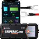 ANCEL BS200 Super Starter - Permanent Connected Auto Starting System with Super Capacitor, Ultra-Safe Car Battery Jump Starter & Health Monitor, -40~176 Proactive Jump Box for 3.0L Vehicles