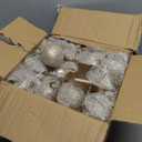 Christmas Ball Ornaments Set of 12pcs-3.15 Silver Mercury Glass Xmas Hanging Ball Decorations for Christmas Tree, Elegant Shiny Xmas Ornaments for New Year Thanksgiving Birthdays Holiday Party