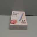 Compact Vacuum Sealer for Food Sealer: Handheld Portable Vacuum Sealer Machine for Food Storage, Rechargeable Food Vacuum Sealing for Kitchen Travel Fridge Meal Prep, Gifts for Mom, Wife, Chef & Home (Small, White)